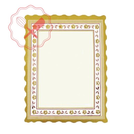 Blonda Parafinada Rectangular (medida 20x60cm)