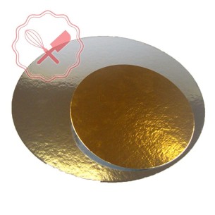 Disco Carton Oro/Plata