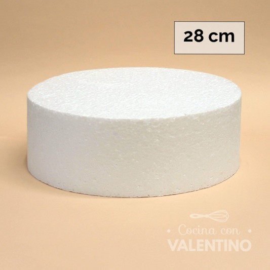 Torta Falsa Telgopor Alto 10 Cm (medida 28 CM)