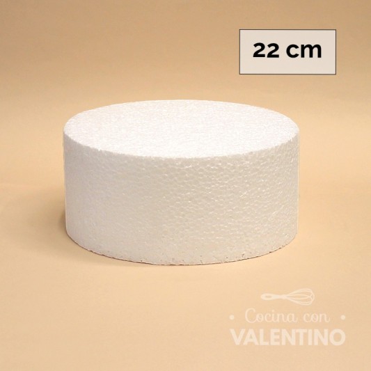 Torta Falsa Telgopor Alto 10 Cm (medida 22cm)