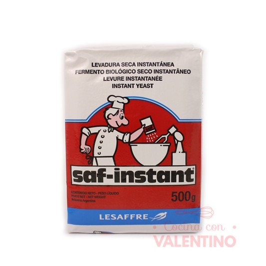 Levadura Seca Saf Instant Roja - 500 Grs