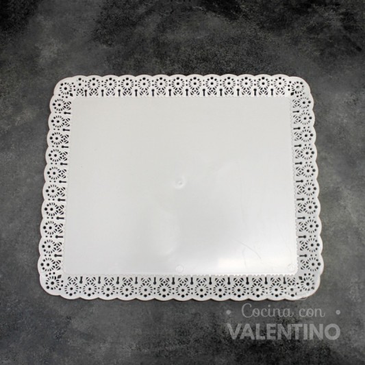 Bandeja Blonda Plastica Rectangular