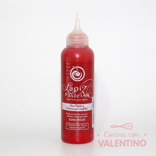Lapiz PastelAR Glase con Pico - Rojo