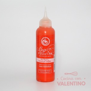 Lapiz PastelAR Glase con Pico - Naranja