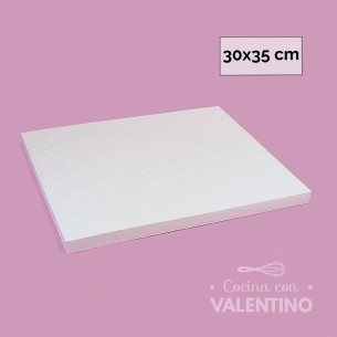 Bandeja Telgopor Rectangular Alto 2 (medida 30x40cm)