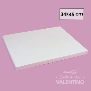 Bandeja Telgopor Rectangular Alto 2 (medida 34x45cm)
