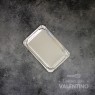 Plato Bandeja Carton Plateado (medida 12x19cm)