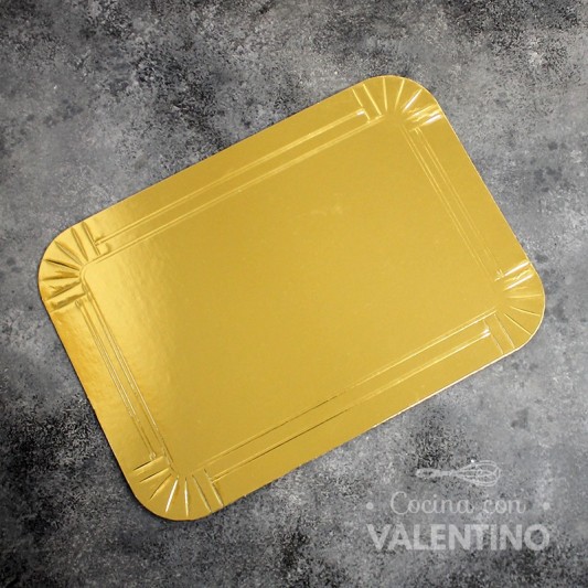 Plato de Carton Laminado Rectangular 1.25 Mm (medida 25x35cm)