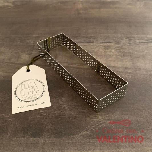 Cintura Doña Clara Rectangular Perforada (medida 12x4cm)