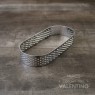 Cintura Doña Clara Rectangular Perforada (medida 14x3.5cm)