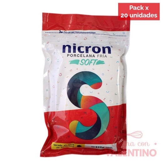 Porcelana Fria Nicron Soft - 325 Grs (bulto Pack 20 Un.)