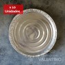Plato Aluminio Descartable P33 - 1 Un (bulto Pack 10 Un.)