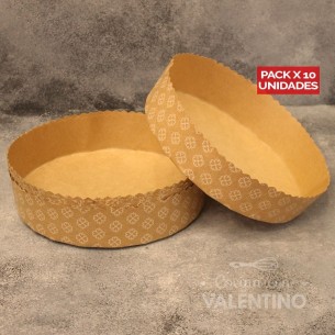 Molde Bizcochuelo Papel N° 22 - 1 Un (bulto Pack 10 Un.)