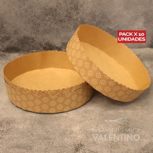 Molde Bizcochuelo Papel N° 22 - 1 Un (bulto Pack 10 Un.)