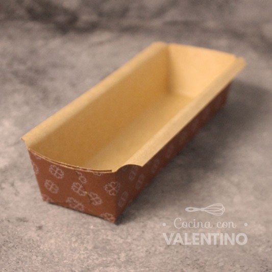 Molde Budin Papel 135x50x40 - 150 Grs - 1 Un (bulto Pack 1000U)