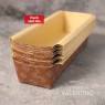 Molde Budin Papel 180x80x60 - 500 Grs - 1 Un (bulto Pack 100 Un.)