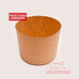 Molde Pan Dulce Papel 1 Kg - 1 Un (bulto Pack 1000U)