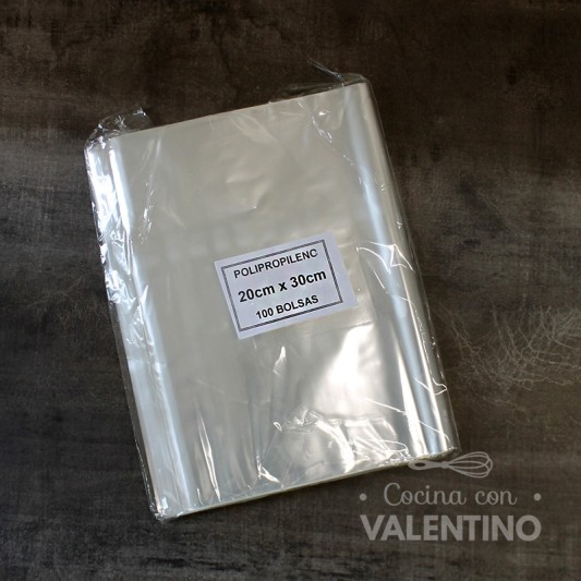 Bolsa Polipropileno 20x30 - 1 Un (bulto Pack 100 Un.)
