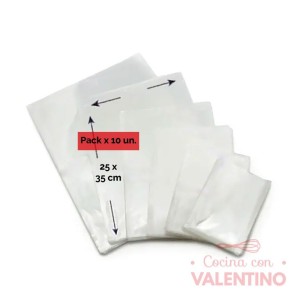 Bolsa Polipropileno 25x35 - 1 Un (bulto Pack 10 Un.)