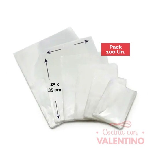 Bolsa Polipropileno 25x35 - 1 Un (bulto Pack 100 Un.)