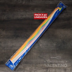Moño Grande Liso - 1 Un. (bulto Pack 50 Un.)