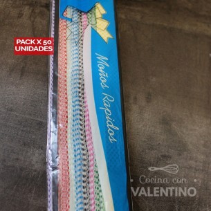 Moño Mediano Fantasia  - 1 Un. (bulto Pack 50 Un.)