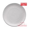 Plato Bandeja Carton Gris N°16 33 Cm - 1 Un (bulto Pack 100 Un.)