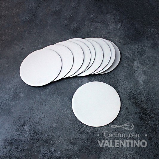 Disco Carton Alprin Blanco 12 Cm (bulto Pack 10 Un.)