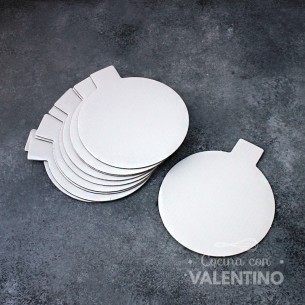 Disco Carton Pestaña Alprin Blanco 12 Cm (bulto Pack 10 Un.)