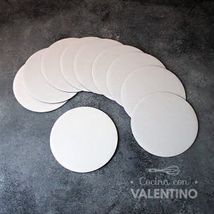 Disco Carton Alprin Blanco 14 Cm (bulto Pack 10 Un.)