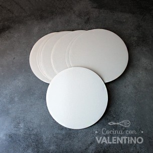 Disco Carton Alprin Blanco 20 Cm (bulto Pack 10 Un.)