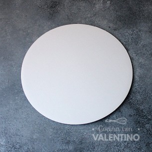 Disco Carton Alprin Blanco 24 Cm (bulto Unidad)