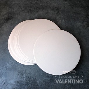 Disco Carton Alprin Blanco 26 Cm (bulto Pack 10 Un.)