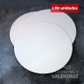 Disco Carton Alprin Blanco 29 Cm (bulto Pack 80 Un.)