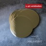 Disco Carton Alprin Dorado 24 Cm (bulto Pack 40 Un.)