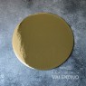 Disco Carton Alprin Dorado 24 Cm (bulto Unidad)