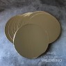 Disco Carton Alprin Dorado 26 Cm (bulto Pack 10 Un.)