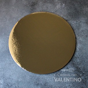 Disco Carton Alprin Dorado 26 Cm (bulto Unidad)