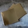 Base Cuadrada Carton Alprin Dorado 27x27 (bulto Pack 10 Un.)