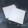 Base Cuadrada Carton Alprin Blanco 25x25 (bulto Pack 10 Un.)