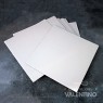Base Cuadrada Carton Alprin Blanco 27x27 (bulto Pack 10 Un.)