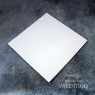 Base Cuadrada Carton Alprin Blanco 27x27 (bulto Unidad)