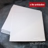 Base Cuadrada Carton Alprin Blanco 31x31 (bulto Pack 80 Un.)