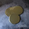 Disco Carton Alprin Dorado 18 Cm (bulto Pack 10 Un.)