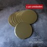Disco Carton Alprin Dorado 18 Cm (bulto Pack 40 Un.)