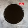 Plato Horno Negro Para Pizza - 30 Cm - 1 Un (bulto Pack 10 Un.)