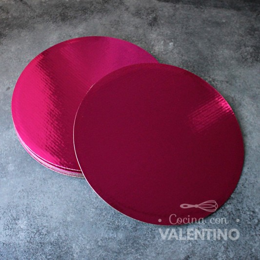 Disco Carton Alprin Fucsia 26 Cm (bulto Pack 10 Un.)