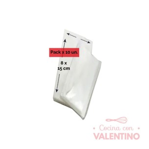 Bolsa Polipropileno 8x15 - 1 Un (bulto Pack 10 Un.)