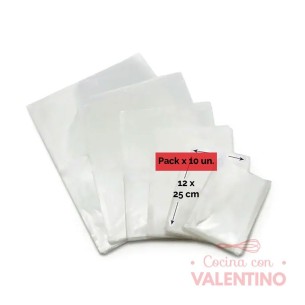 Bolsa Polipropileno 12x25 - 1 Un (bulto Pack 10 Un.)