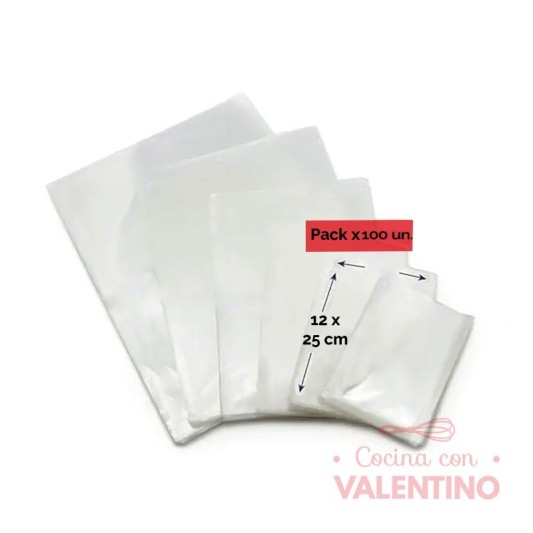 Bolsa Polipropileno 12x25 - 1 Un (bulto Pack 100 Un.)